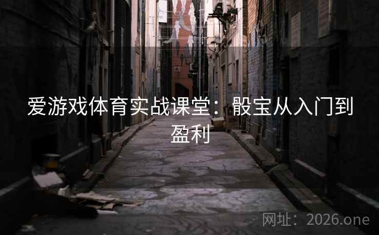 爱游戏体育实战课堂：骰宝从入门到盈利