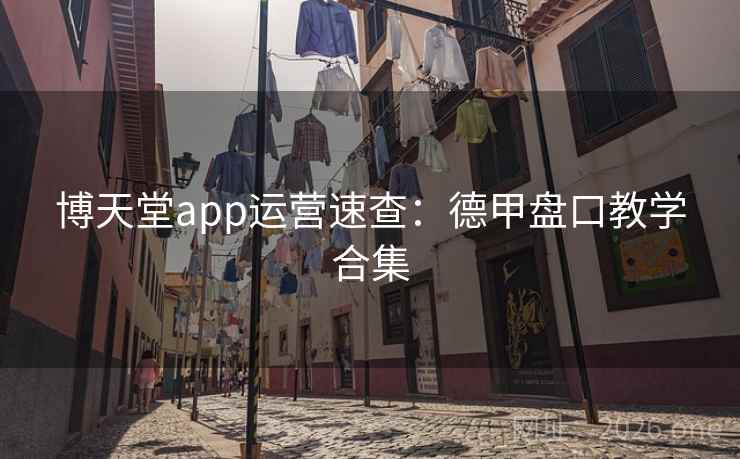 博天堂app运营速查：德甲盘口教学合集