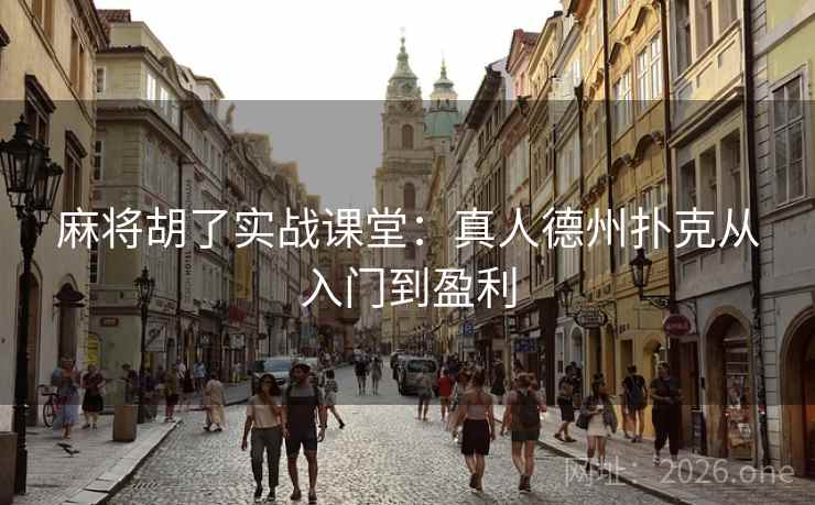 麻将胡了实战课堂：真人德州扑克从入门到盈利