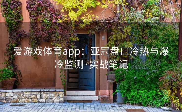 爱游戏体育app：亚冠盘口冷热与爆冷监测·实战笔记