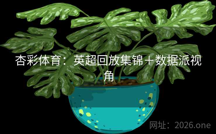 杏彩体育：英超回放集锦＋数据派视角